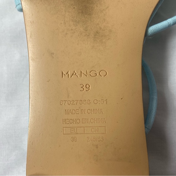 🌻 Baby Blue MANGO Slip-on Sandals - Picture 5 of 7